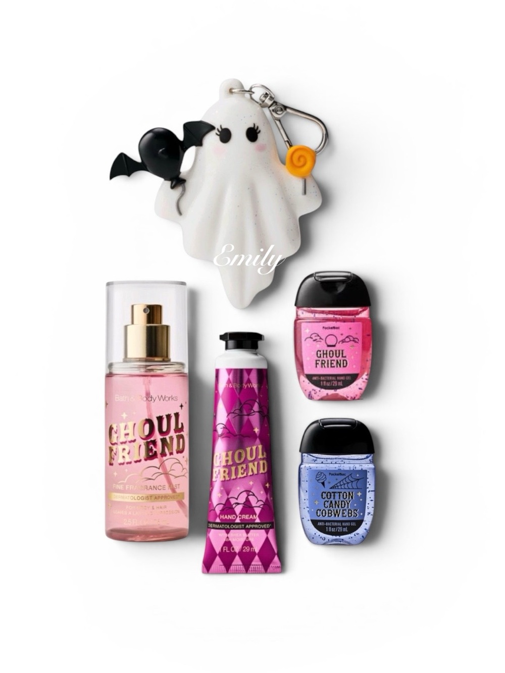 5-Pc GHOST PocketBac Holder Gift Set Ghoul Friend Collection Bundle